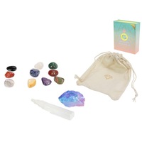 Premium Healing & Wellness Stone Kit (Gift Box)