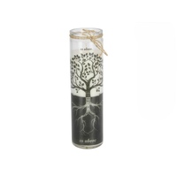White Spell Candle - Tree Of Life - Large