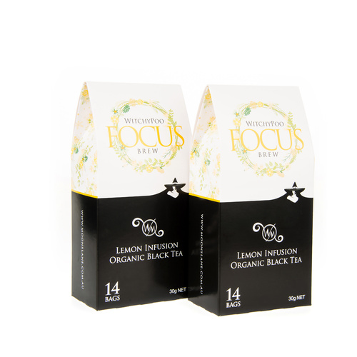 25% Discount On 2 x Focus Teas (Pyramid Bags)