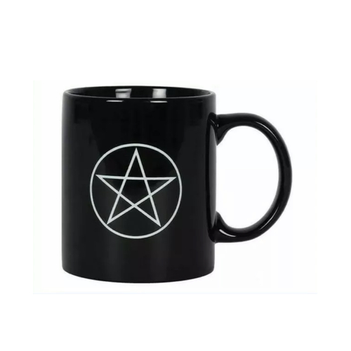 Witches Black Magic Pentagram Mug Coffee Tea Cup In Gift Box 