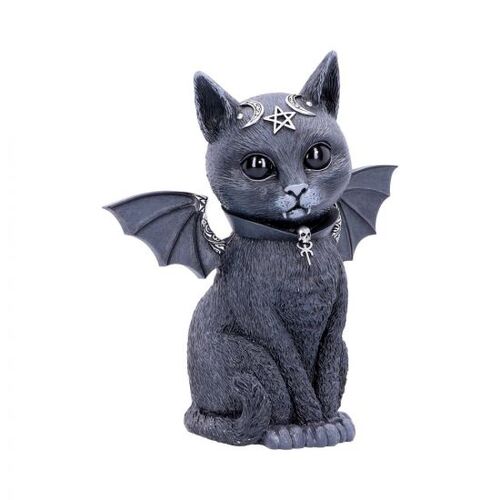 Large Witchy Cat - Malpus-(Wings) 24cm